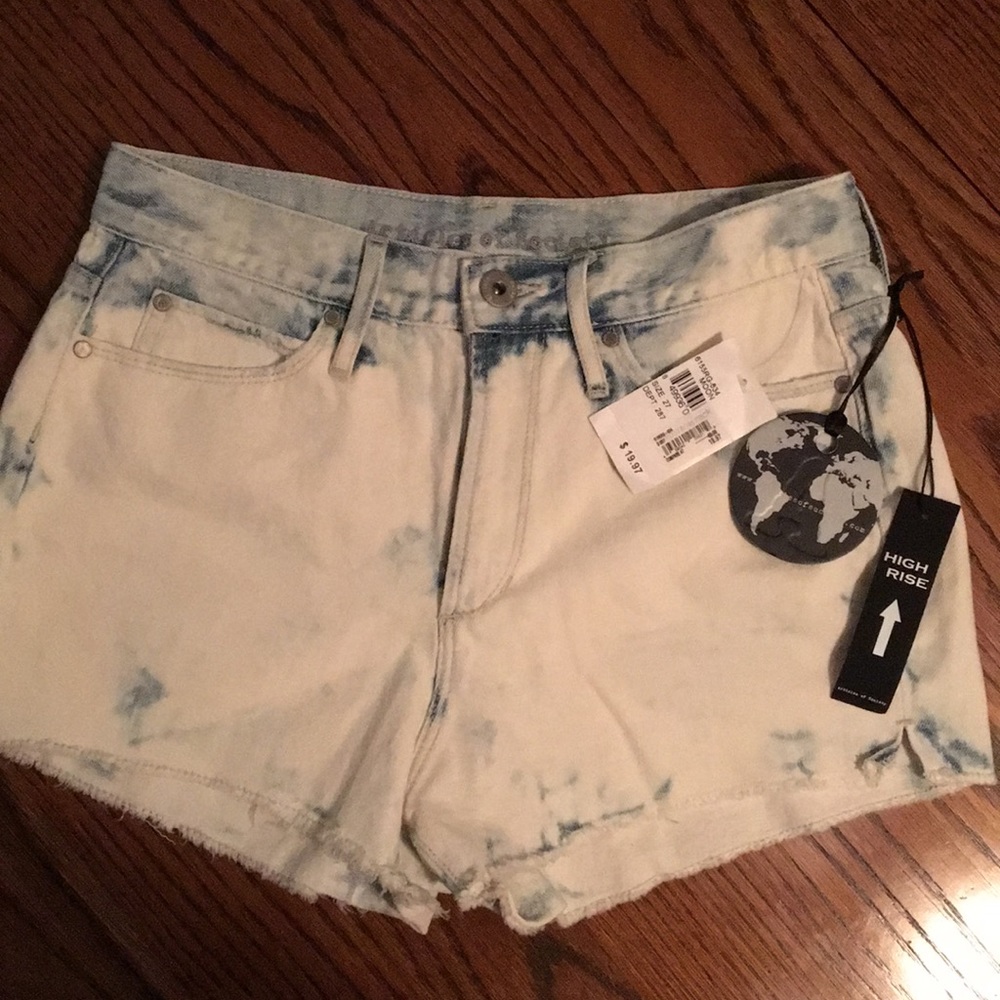 Denim shorts